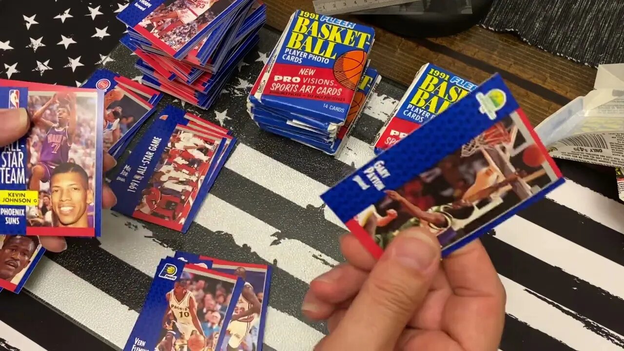 Screwed up and got lucky 1991-92 Fleer Series one basketball box break