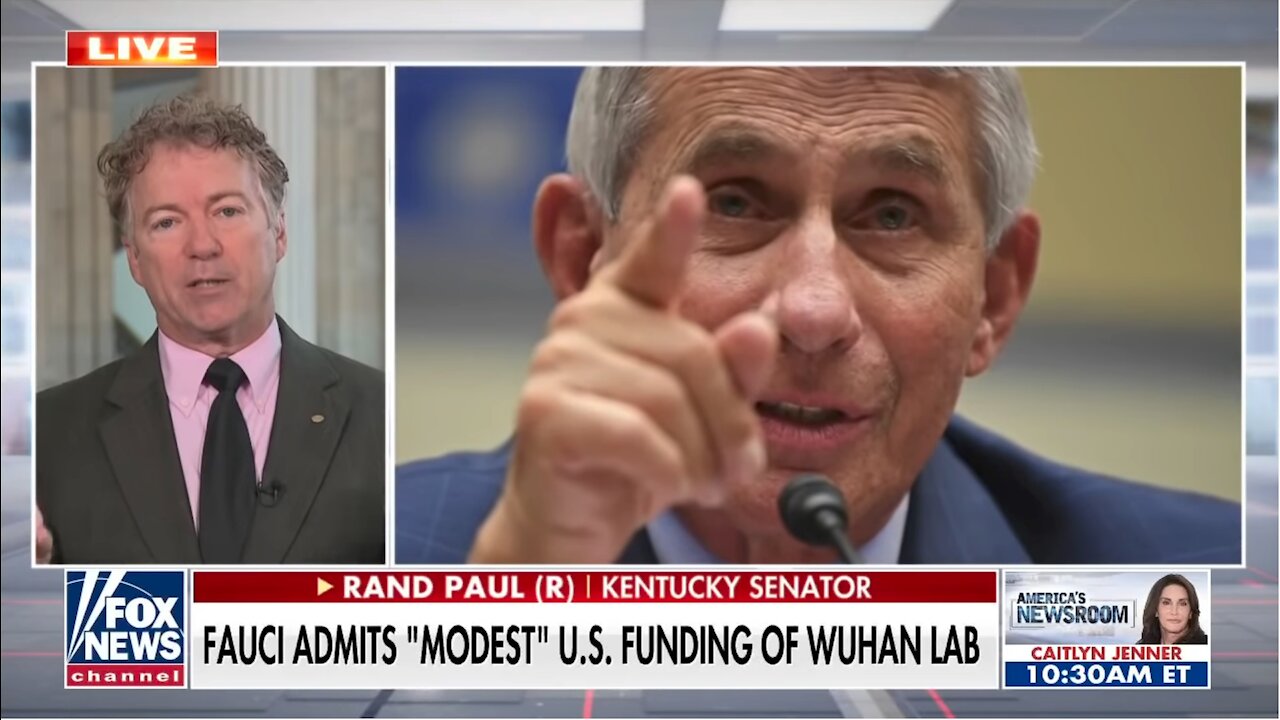 Rand Paul: Fauci Can't Investigate Himself Over Money Given To Wuhan Lab