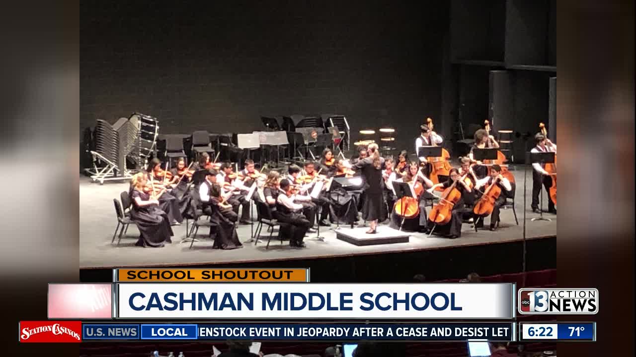 SCHOOL SHOUTOUT: Cashman Middle School (Friday)