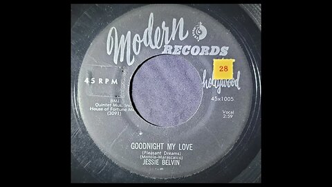 Jessie Belvin – Goodnight My Love (Pleasant Dreams)