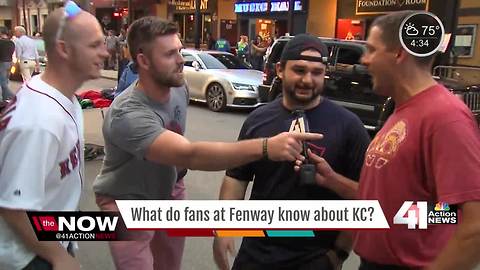 What do fans at Fenway know about KC? o