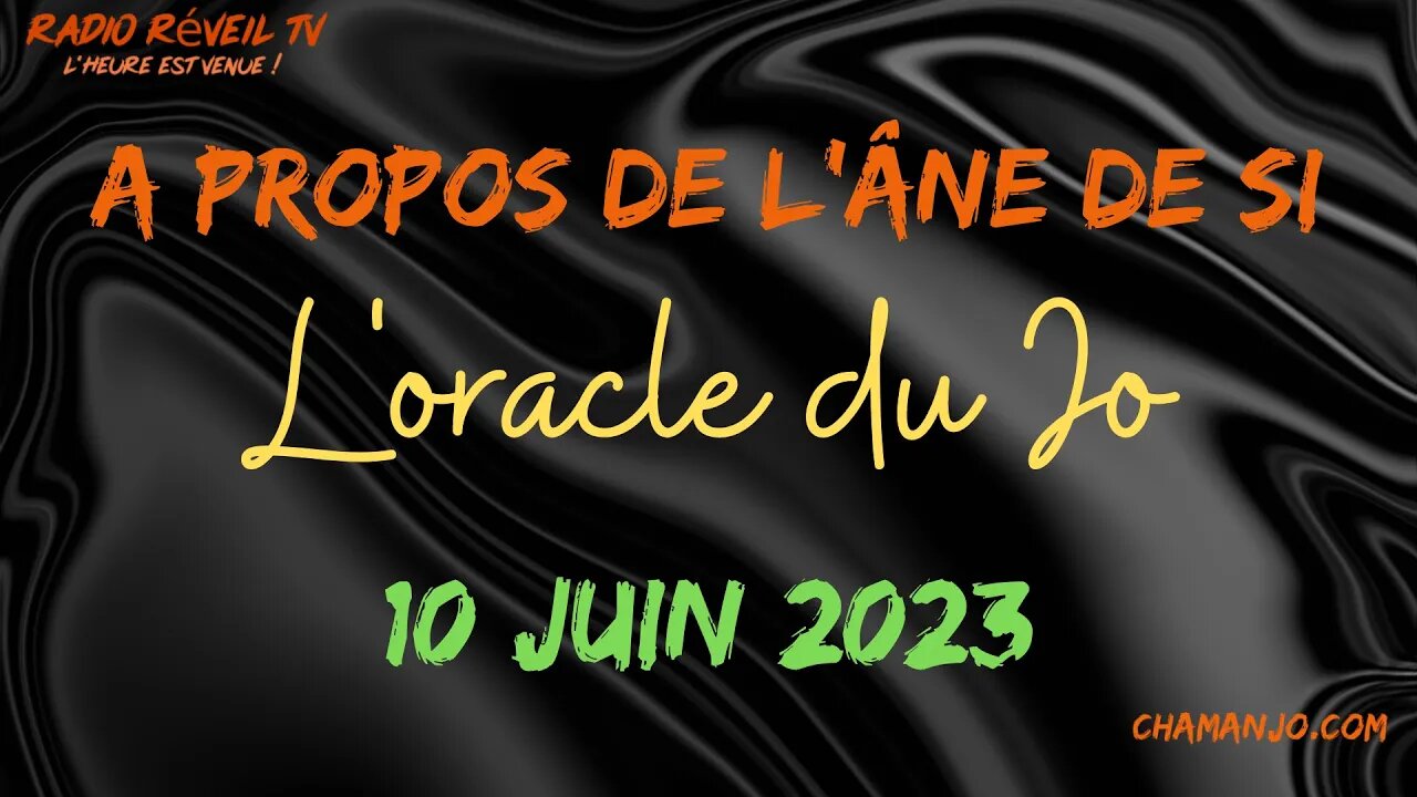 L'oracle du Jo du 10 juin 2023, à propos de l'âne de si.