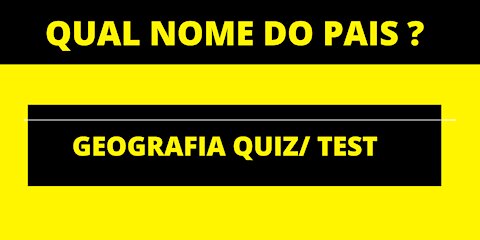 QUIZ GEOGRAFIA TEST/