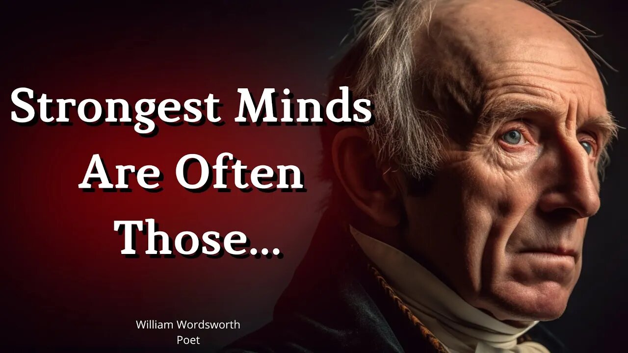 Finding Tranquility: William Wordsworth's Quotes for Inner Peace.