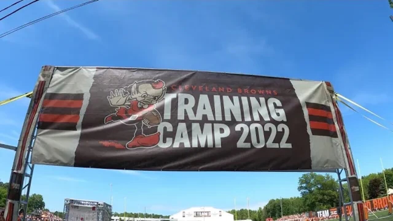 "GRUMPS GOES TO BROWNS TRAINING CAMP 2022" 8 1 22