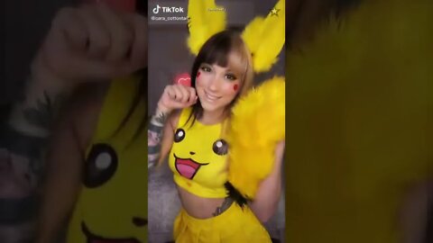 Rate the Girls: Best Pikachu TikTok Cosplay Challenge Contest #2 🐰💛 (Pokemon) #shorts