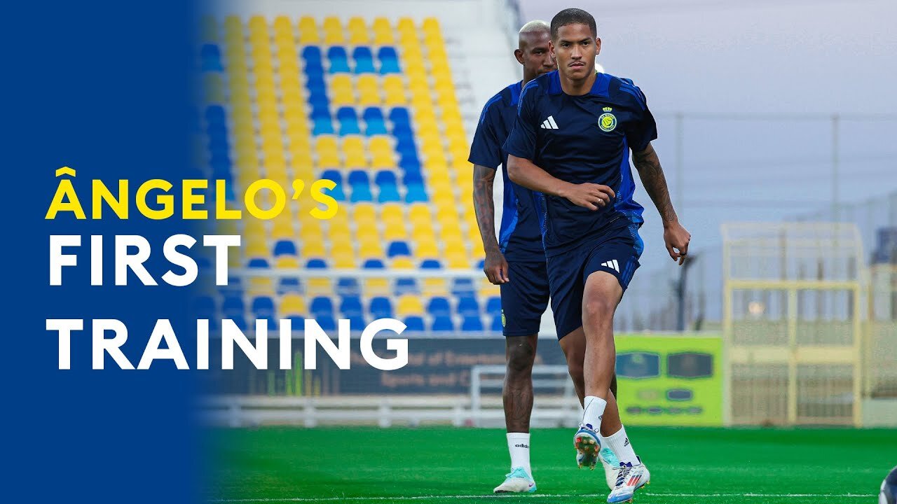 Join Ângelo Gabriel in his training 🤩 عدستنا الخاصة تتابع النجم الشاب انجيلو جابرييل في التمارين
