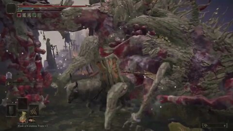 Elden Ring Ulcerated Tree Spirit Road of Iniquity Boss Battle