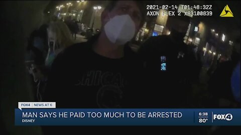 Man arrested after refusing temp check on $15K Disney trip