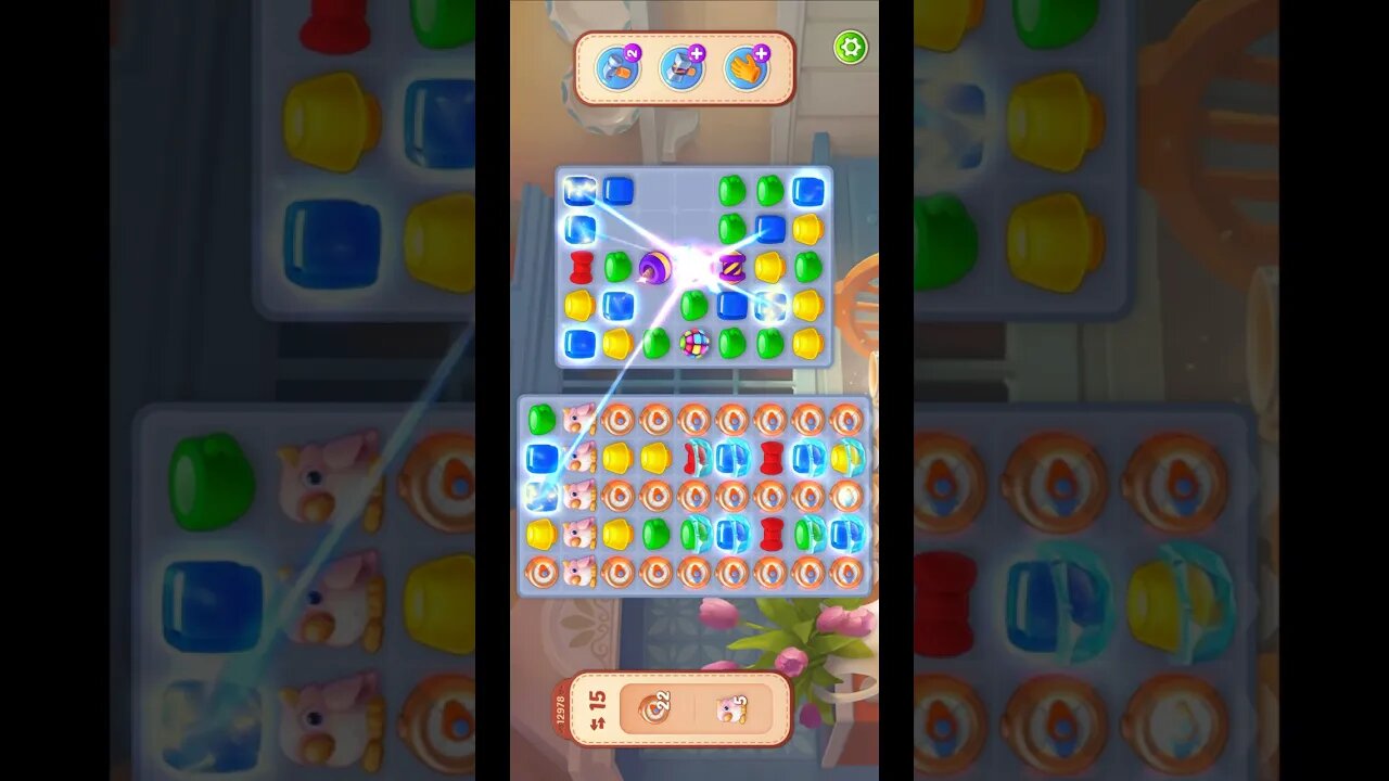 Shorts Playrix Homescapes Gameplay Walkthrough Level 12978-010