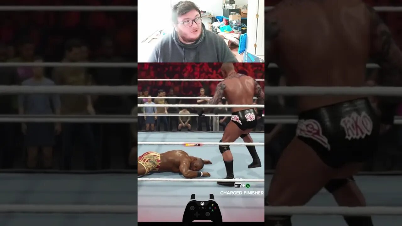 Catching Finisher in WWE 2K23 #wwe #gaming