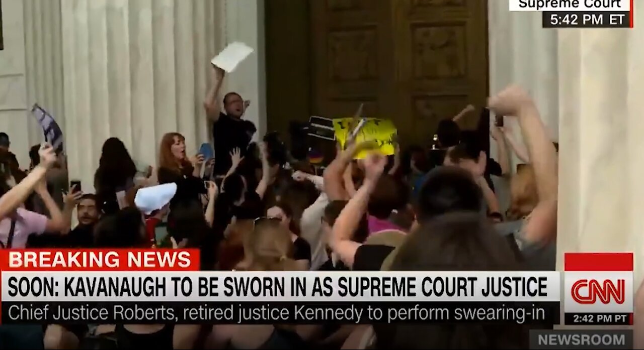 LIBERAL RIOTERS Bang On Door of Supreme Court