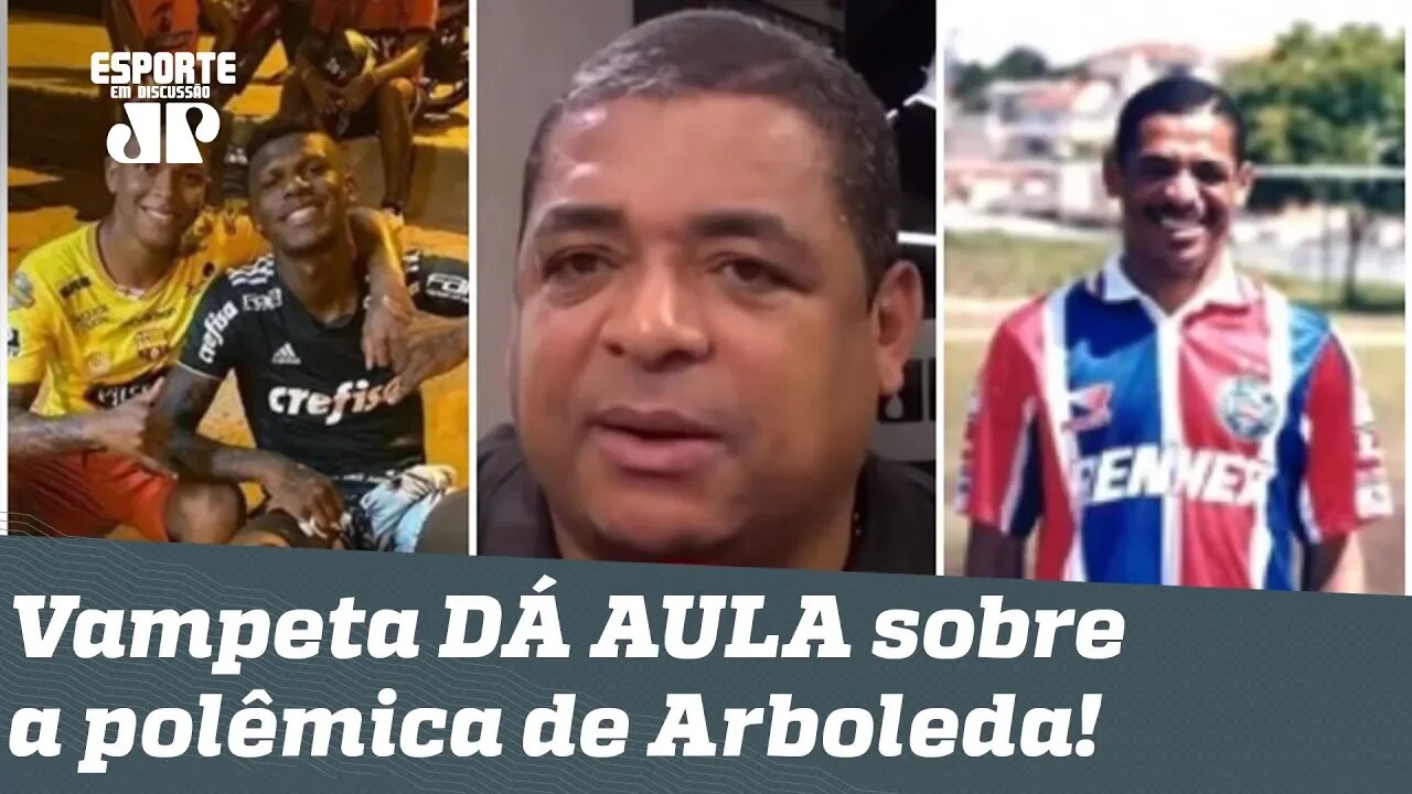 Ele é FO**! Vampeta DÁ AULA ao analisar Arboleda "palmeirense"!