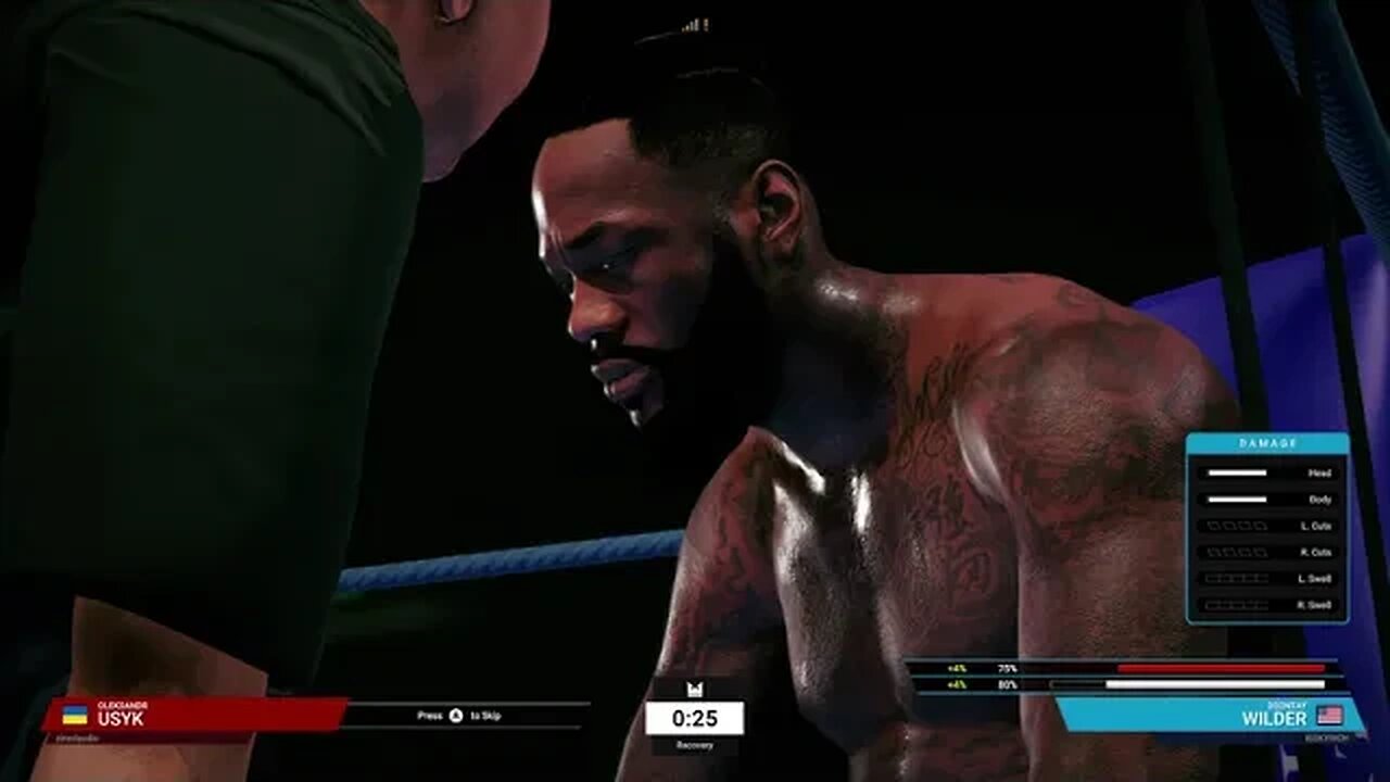 Undisputed Boxing Online Ranked Gameplay Deontay Wilder vs Oleksander Usyk 2 (Chasing Platinum)