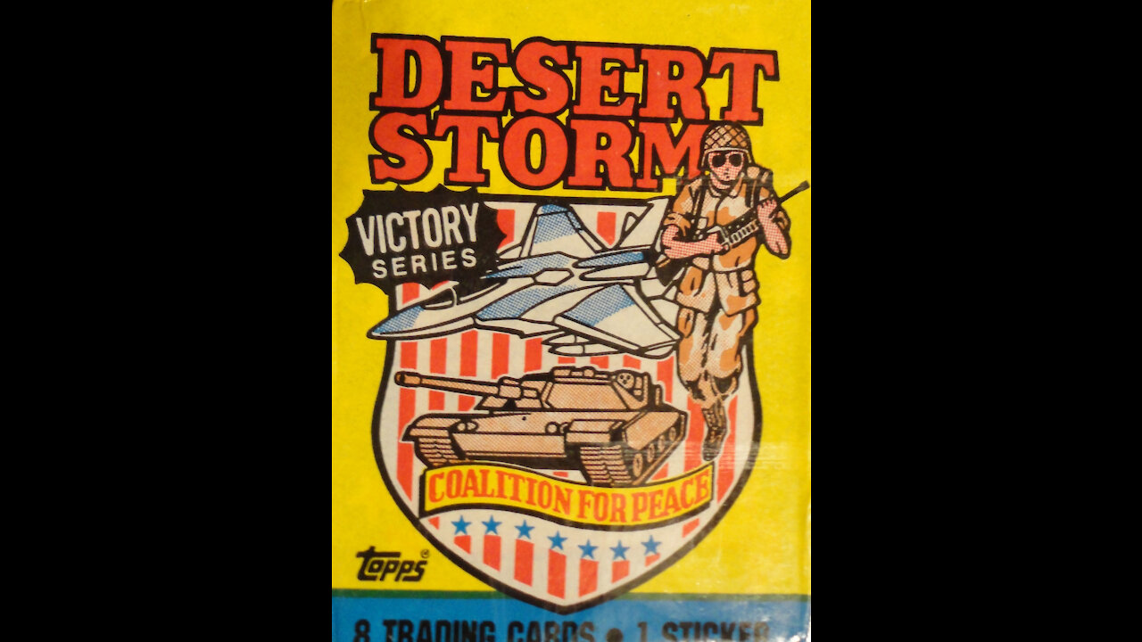 Desert Storm Series 2 Victory Series trading cards (1991, Topps) -- What's Inside