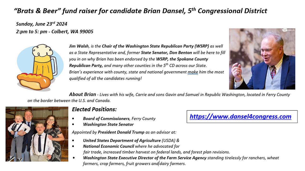 2024 – 06-23 – Brian Dansel Fundraiser in Green Bluff, WA