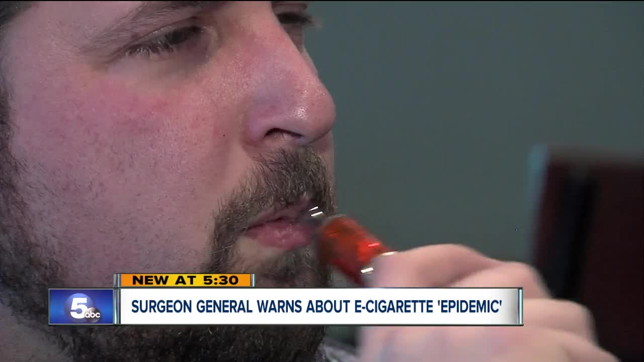 US surgeon general warns of teen risks from e-cigarettes