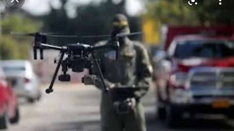 Indiana Freeman a Police Drone Drops A Device