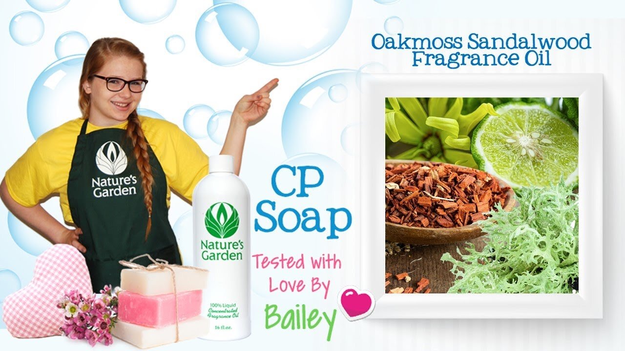 Soap Testing Oakmoss Sandalwood Fragrance Oil- Natures Garden