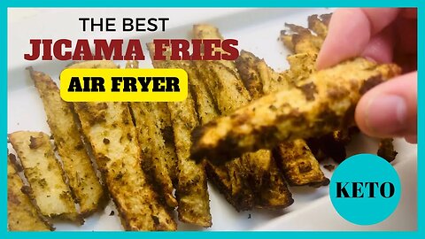 Jicama Fries | The Best Keto French Fries | Air Fryer #keto