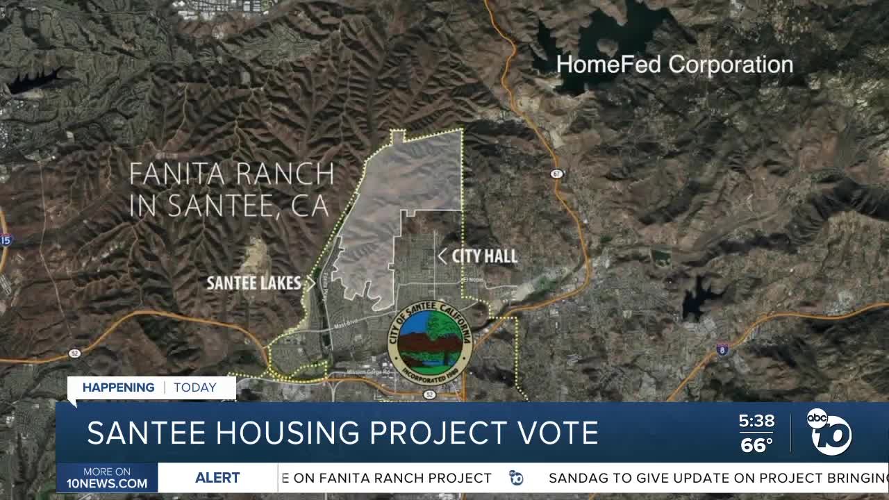 Santee Council to decide on massive project