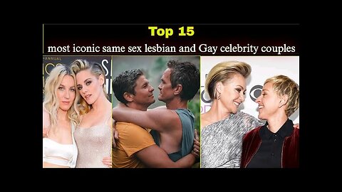 15 most iconic same sex celebrity couples