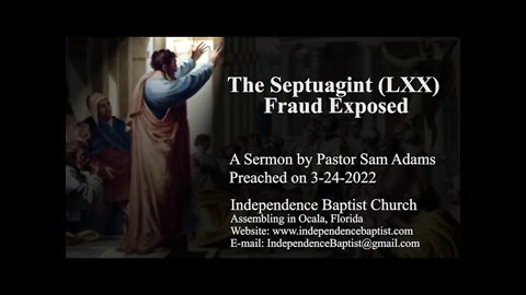 The Septuagint (LXX) Fraud Exposed