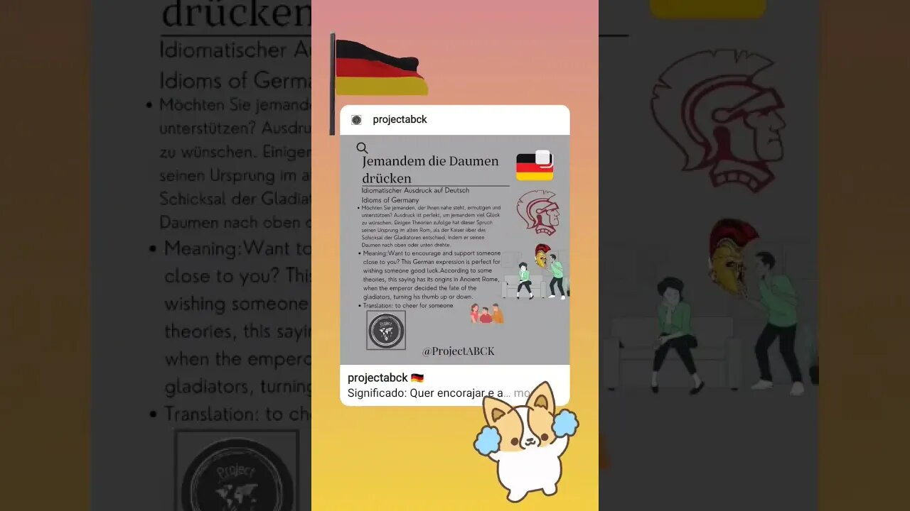 🇩🇪 German idioms