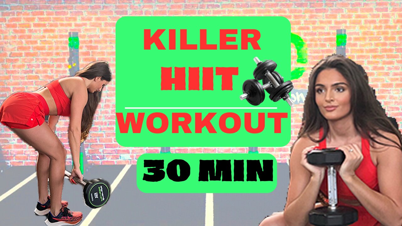 KILLER HIIT WORKOUT USING FREE WEIGHTS