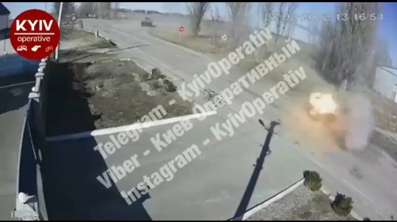 Disturbing Video Shows Murder Of Civilians In Ukraine From Russian Tank Blast