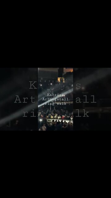 Karriss Artingstall ring walk #shieldsmarshall