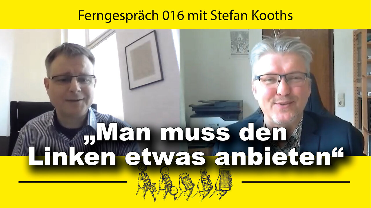 Man muss den Diskurs anbieten (Ferngespräch 16 mit Stefan Kooths)