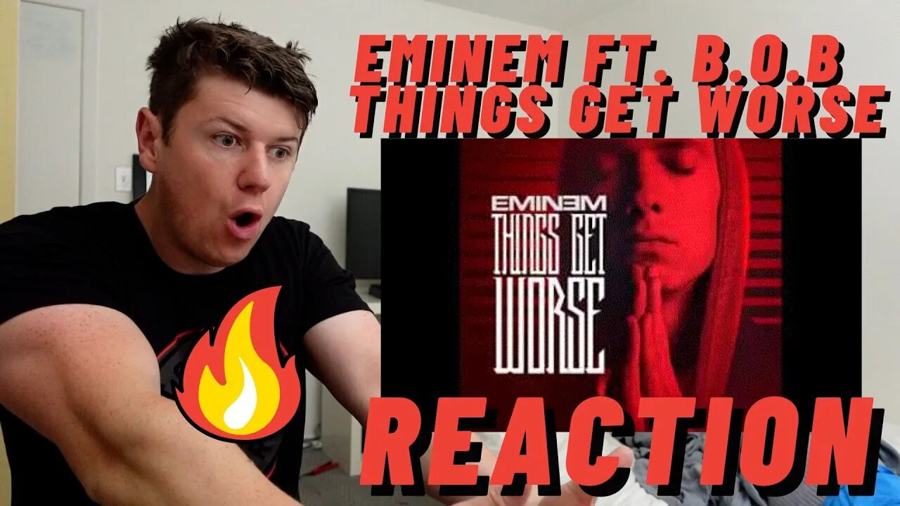 Eminem Ft. B.O.B - Things Get Worse | ((IRISH MAN REACTION!!))