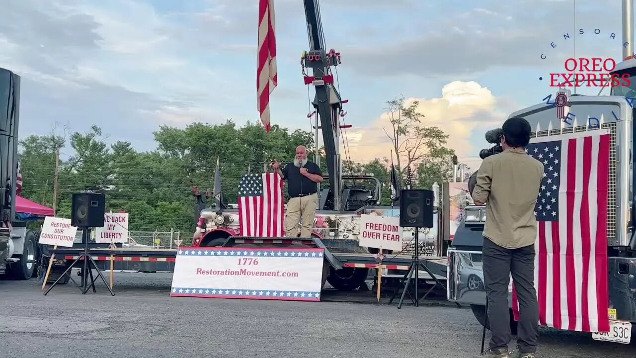 Live - 1776 Restoration Movement - Saturday Rally - Fireworks Show