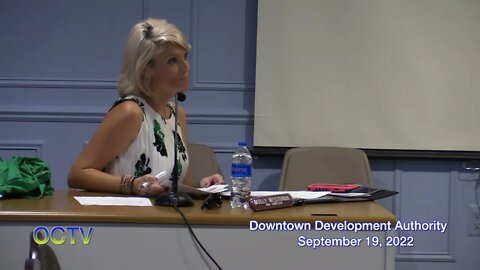 Downtown Development Authority 9/19/22