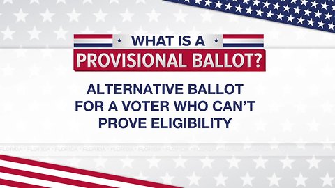 What is a provisional ballot?