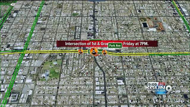 Total closure of Grant and First this weekend