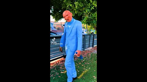 Freddy Krueger in a suit