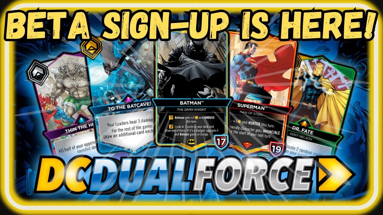 Mega DC Dual Force Update | Beta, Mechanics, and Deckbuilding Reveals!