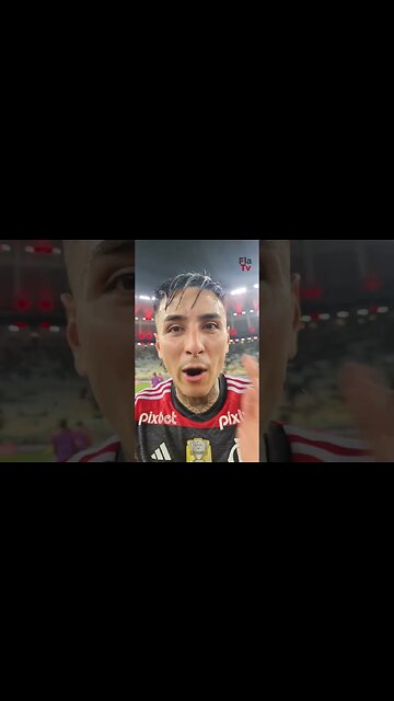 Erick Pulgar impressionado com a torcida do Flamengo