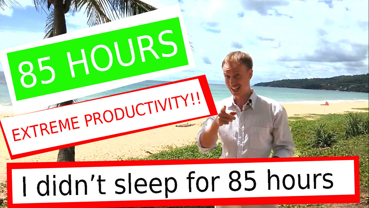 Awake 85 hours working non-stop ,without coffee (don't try this)