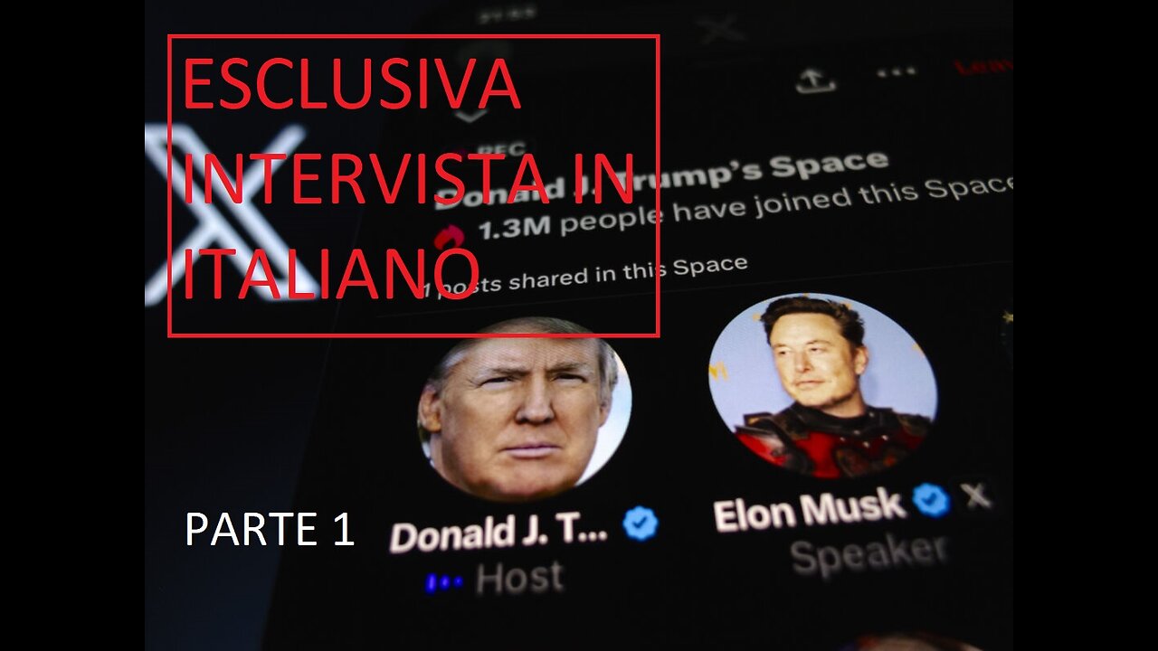 ESCLUSIVA IN ITALIANO: INTERVISTA DONALD TRUMP E ELON MUSK - doppiata - PARTE 1