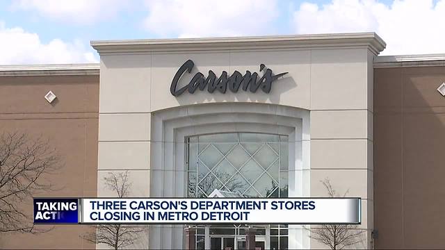 Three Carson's stores in metro Detroit may have to close