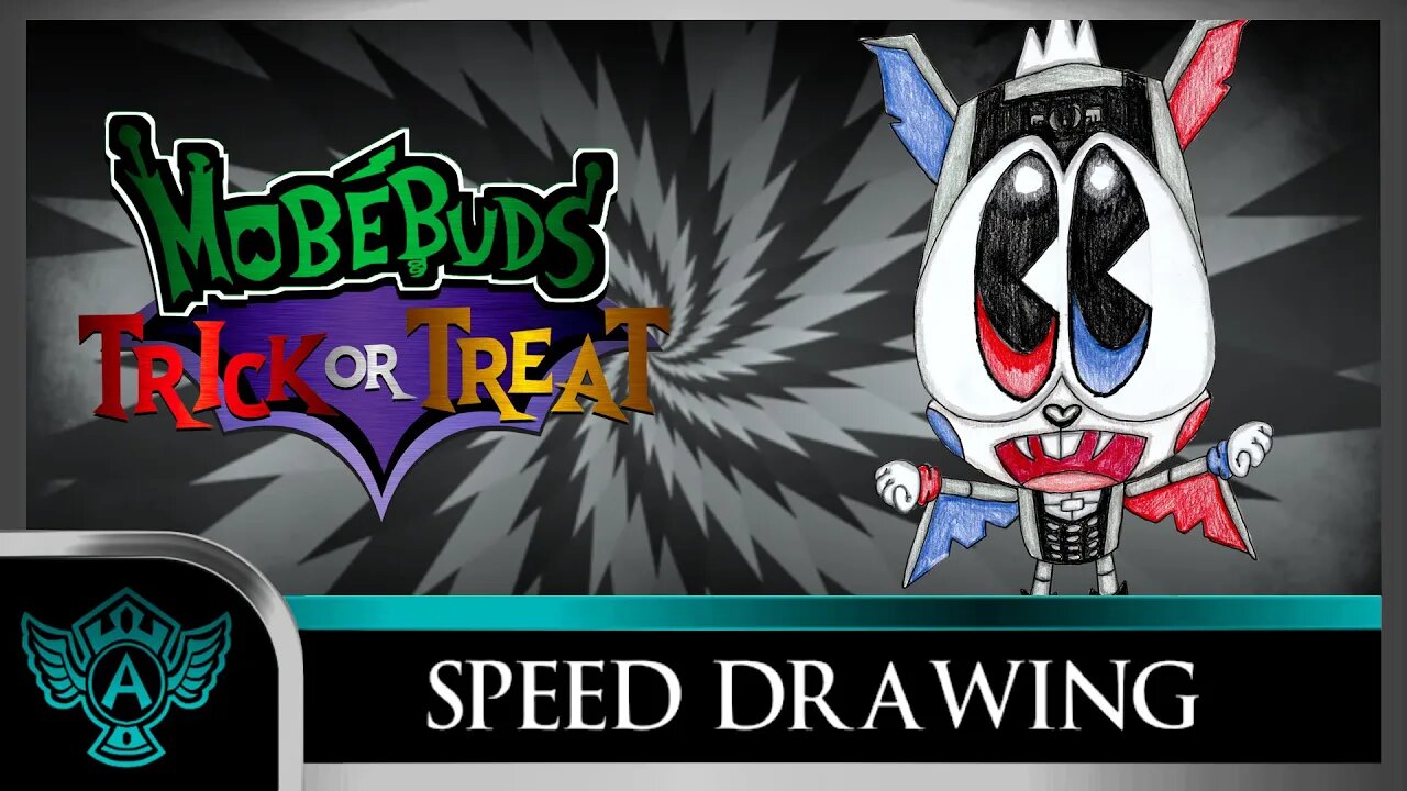 Speed Drawing: MobéBuds Trick or Treat - Magnovamp | A.T. Andrei Thomas 2022