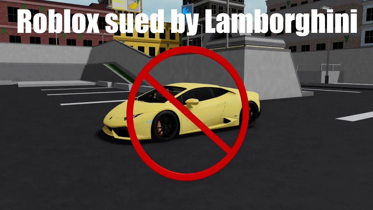 Roblox sued by Lamborghini