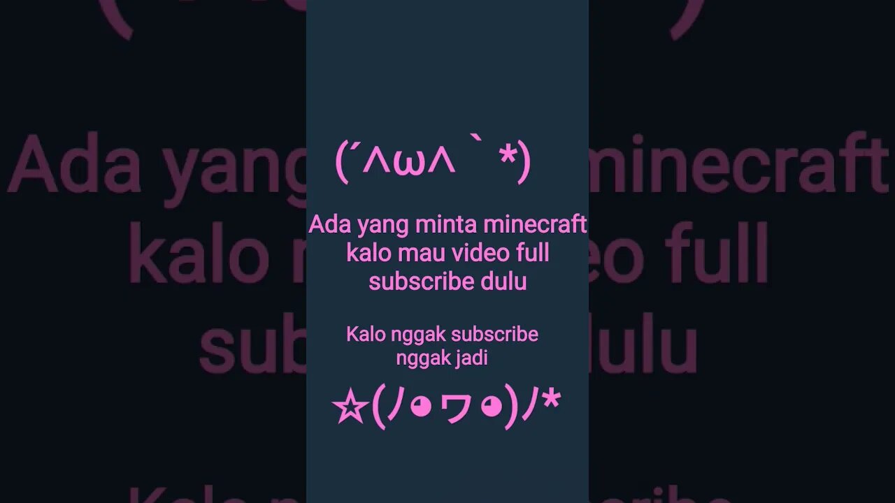 #fypシ #minecraft ☆(ﾉ◕ヮ◕)ﾉ* ayo subscribe subscribe