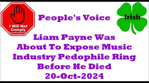 Liam Payne Was About To Expose Music Industry Pedophile Ring Before He Died 20-Oct-2024