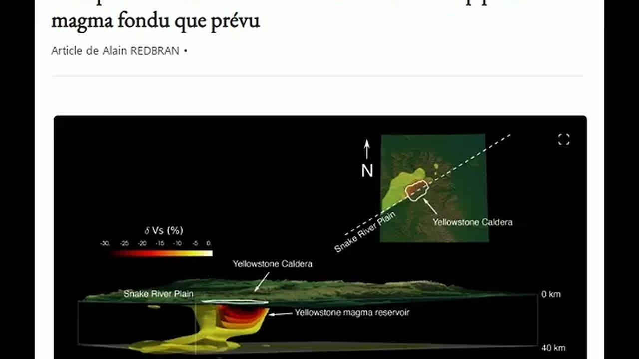 Le supervolcan de Yellowstone renferme beaucoup plus de magma fondu que prévu