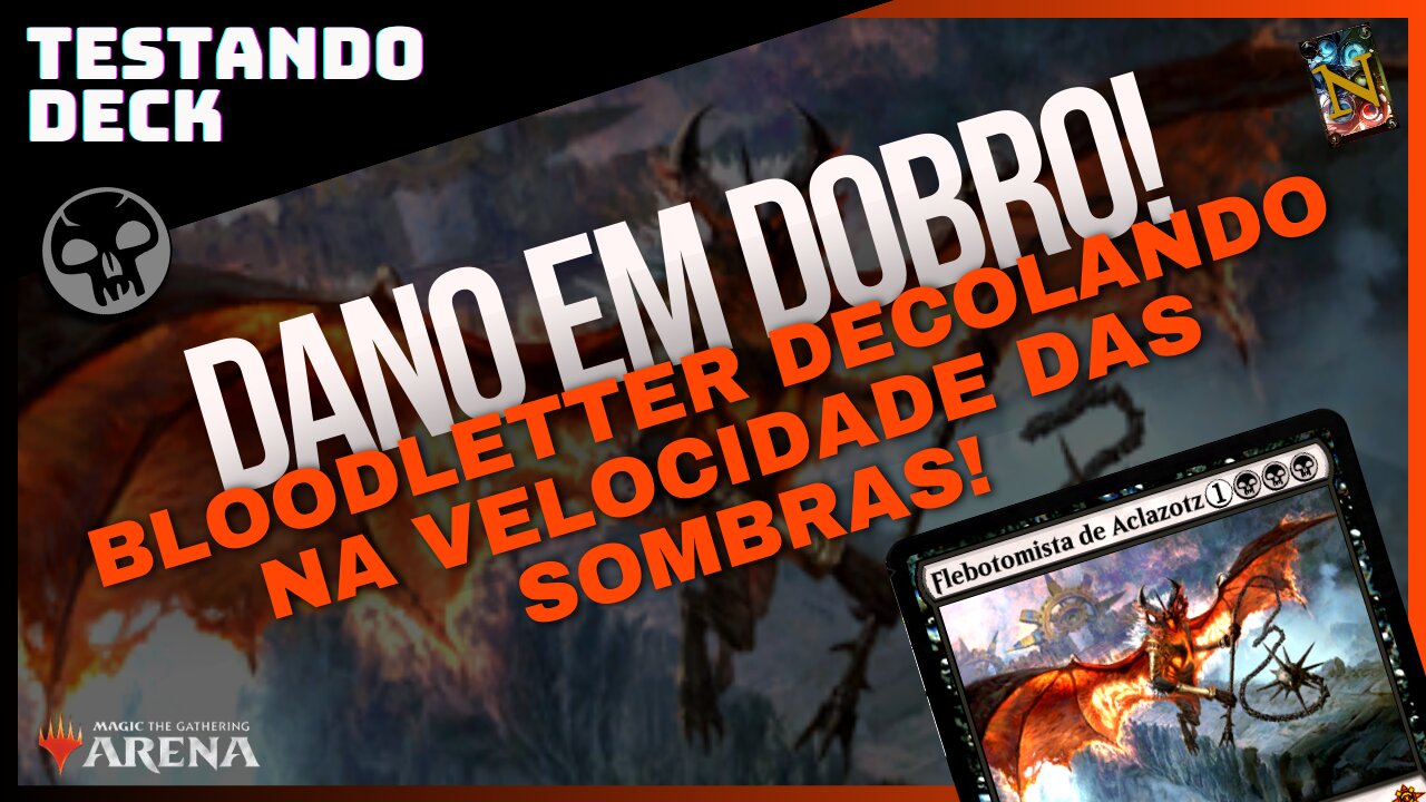 Dano em Dobro Equipe Bloodletter! | Testando Deck Mono Black MTG Arena