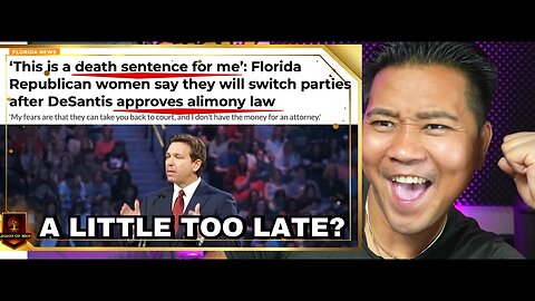 WIN FOR MEN! Permanent Alimony OVER In Florida! Older Women MAD AF And Switching To "Democrats"